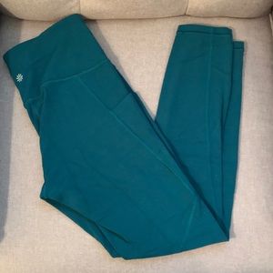 Athleta Teal Leggings - Pockets!!